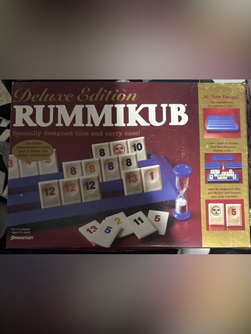 Vintage 1997 Rummikub Deluxe Edition Board Game